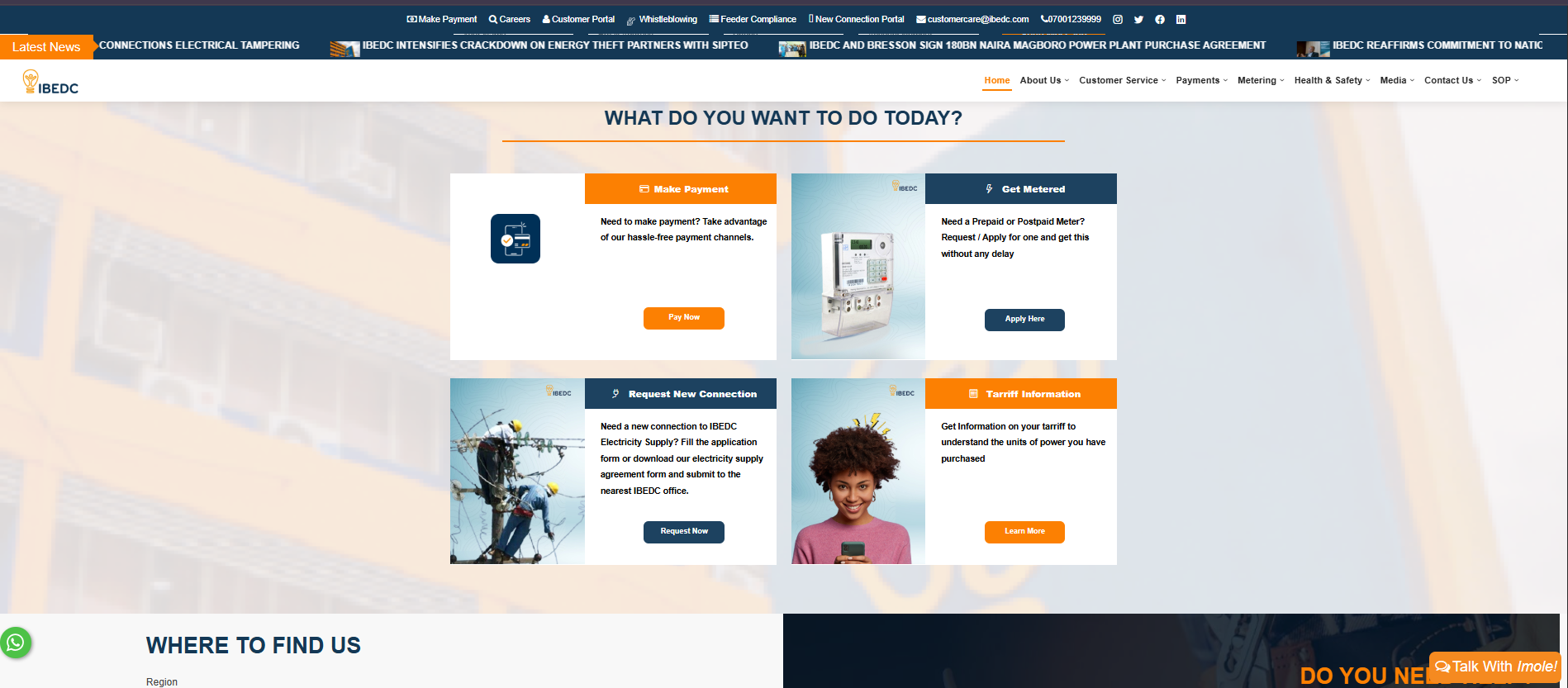 Enterprise Management System (IBEDC)