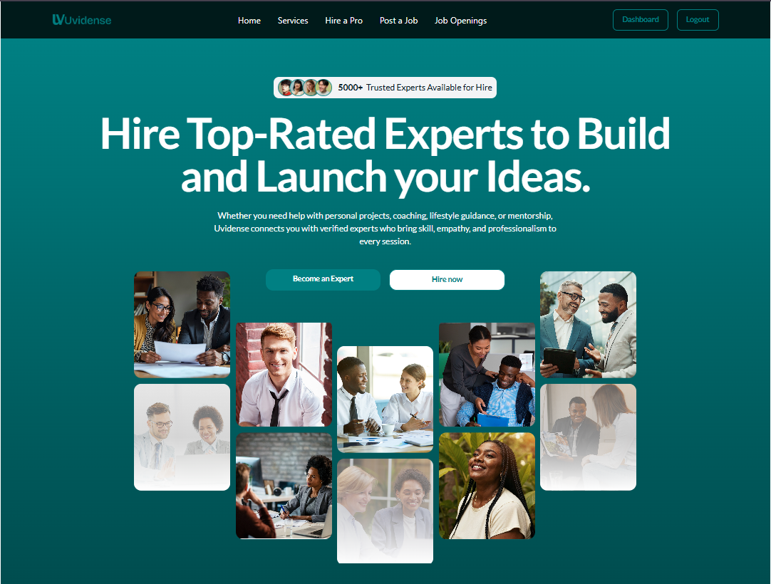 Uvidense Talent Marketplace